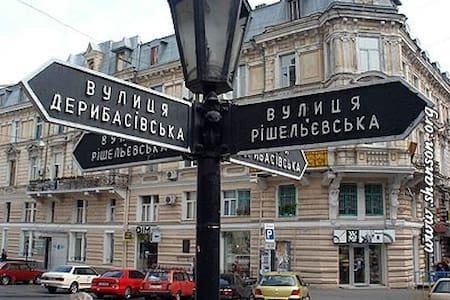 Center, Apartment On Deribasovskaya 10 오데사 외부 사진